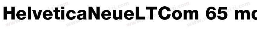 HelveticaNeueLTCom 65 md字体字体转换